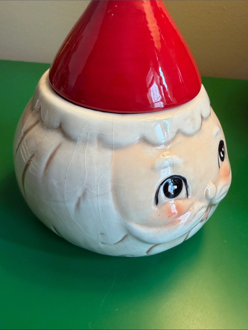 Johanna Parker Santa sugar dish damaged - Picture 4 of 7